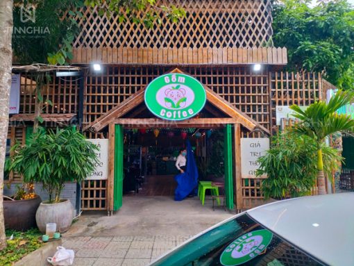 Làm bảng hiệu hộp đèn quán cafe