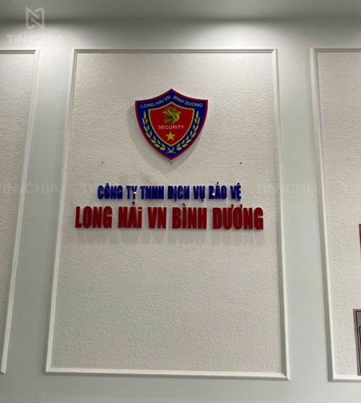 Logo chữ nổi văn phòng Thuận An