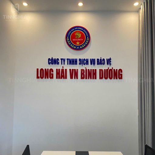Logo chữ nổi văn phòng Thuận An