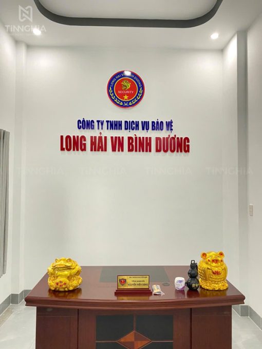 Logo chữ nổi văn phòng Thuận An