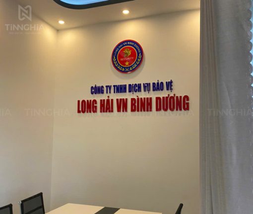 Logo chữ nổi văn phòng Thuận An