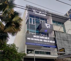 Bảng hiệu alu chữ nổi LED Tân Uyên