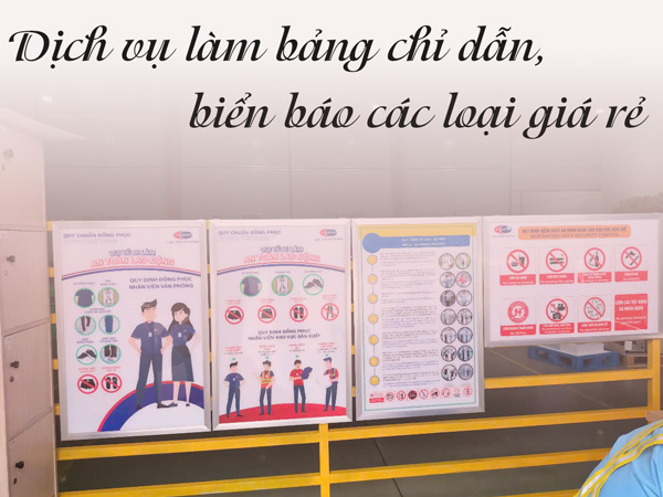 dịch vụ làm bảng chỉ dẫn