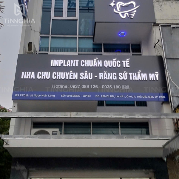 Làm biển hiệu trọn gói giá rẻ ở Bình Dương cũ