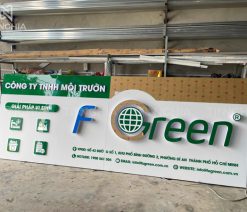 Bảng hiệu alu chữ nổi LED Tân Uyên