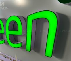 Bảng hiệu alu chữ nổi LED Tân Uyên
