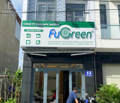 Bảng hiệu alu chữ nổi led Tân Uyên