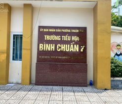 Bảng hiệu trường học chữ nổi inox