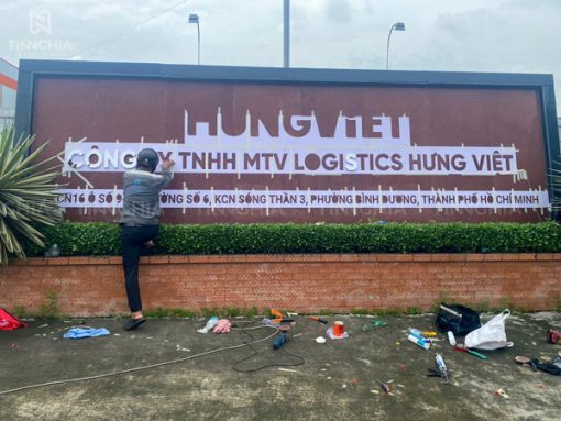 Biển hiệu chữ nổi inox Bàu Bàng