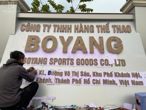Biển ốp alu Phú Giáo