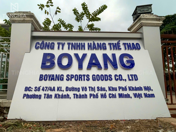 Làm biển hiệu Bình Dương cũ