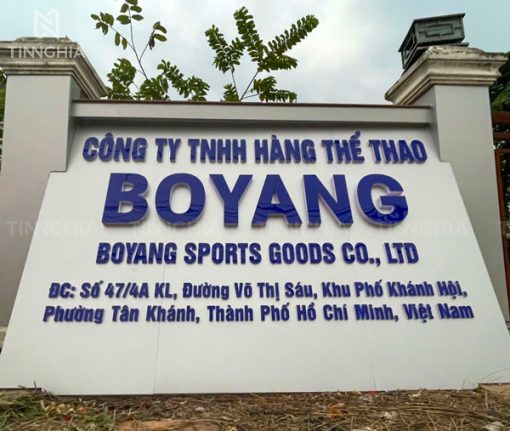 Biển ốp alu Phú Giáo
