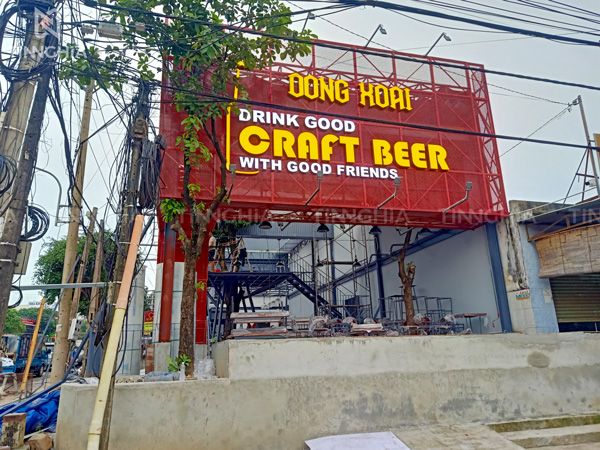 Làm biển quảng cáo Dầu Tiếng