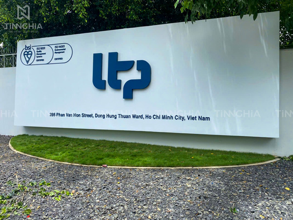 Dự án thay địa chỉ biển hiệu công ty LTP