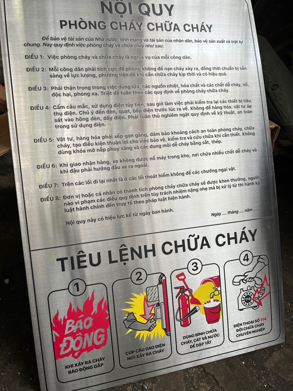 Làm Bảng Thông Tin, Biển Chỉ Dẫn, Bảng Tên Công Ty