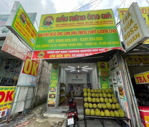 Biển khung sắt căng bạt giá rẻ