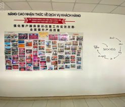 Khẩu hiệu chữ mica dán tường cho văn phòng, nhà xưởng