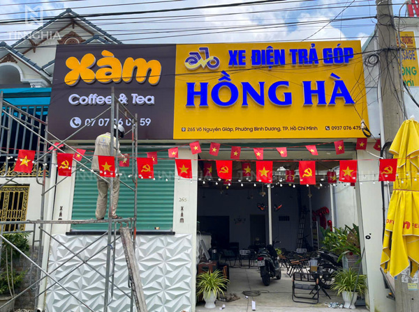 Làm biển hiệu Bình Dương cũ