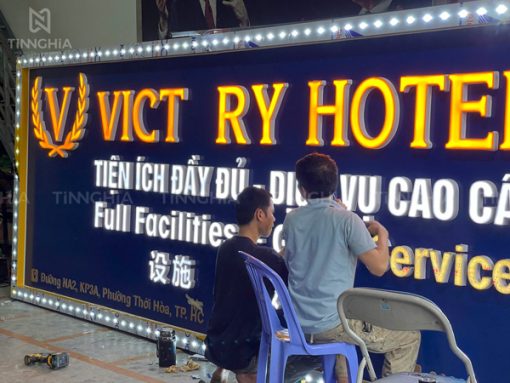 Bảng hiệu đẹp đơn giản TPHCM