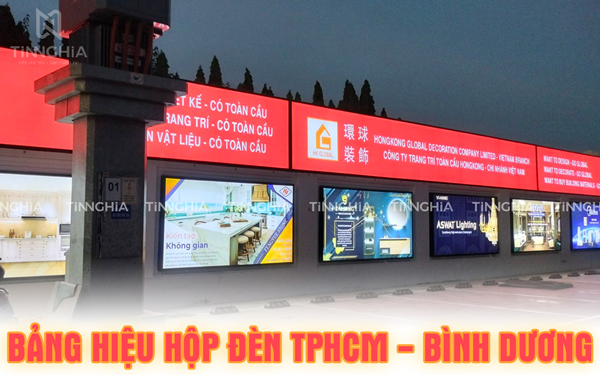 BẢNG HIỆU HỘP ĐÈN TPHCM LẮP Ở BÌNH DƯƠNG CŨ