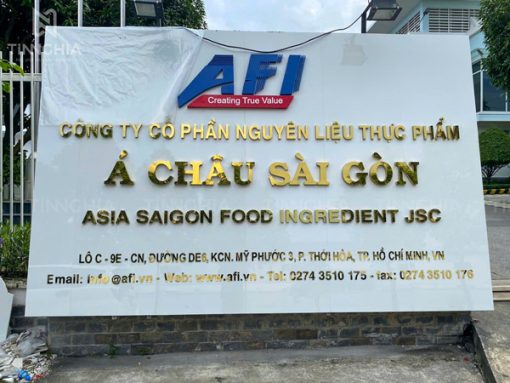 Làm bảng hiệu chữ inox TPHCM
