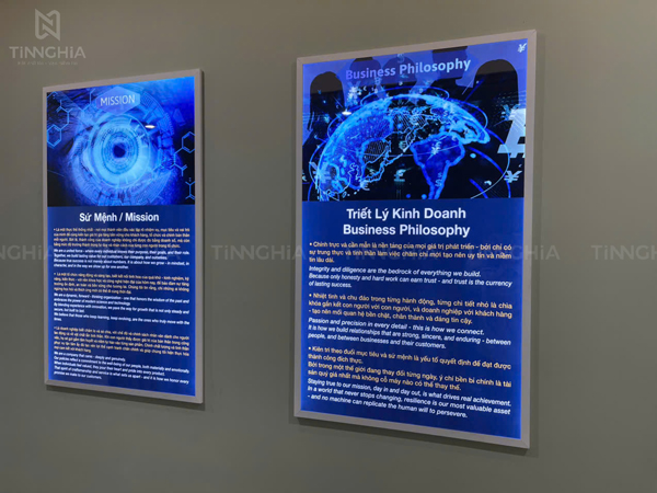 Biển quảng cáo hộp đèn mica TPHCM