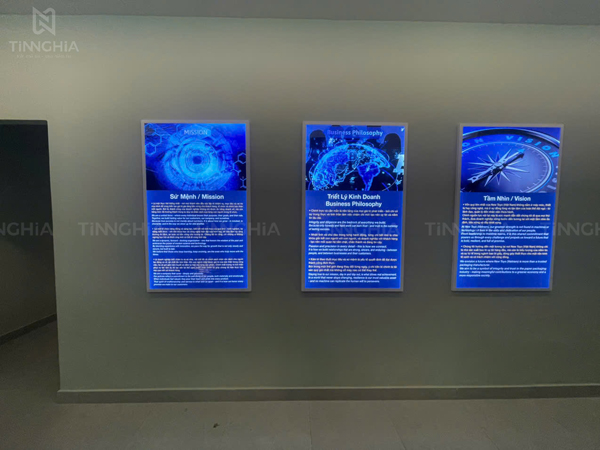 Biển quảng cáo hộp đèn mica TPHCM