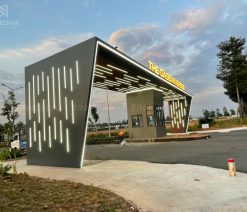 Cổng chào ốp alu bình dương