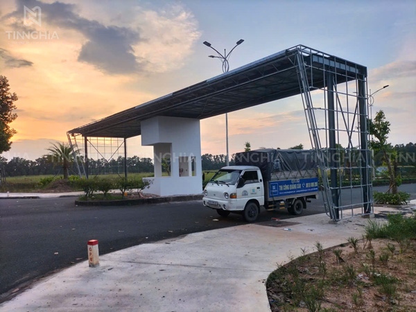 Cổng chào ốp alu bình dương