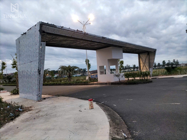 Cổng chào ốp alu bình dương