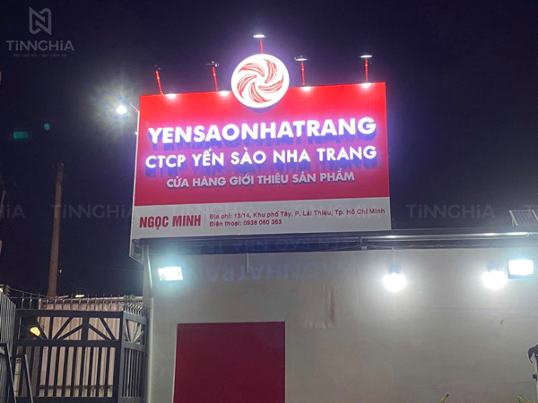 các loại biển quảng cáo Bình Dương