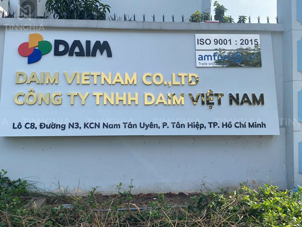 Làm chữ inox công ty tphcm
