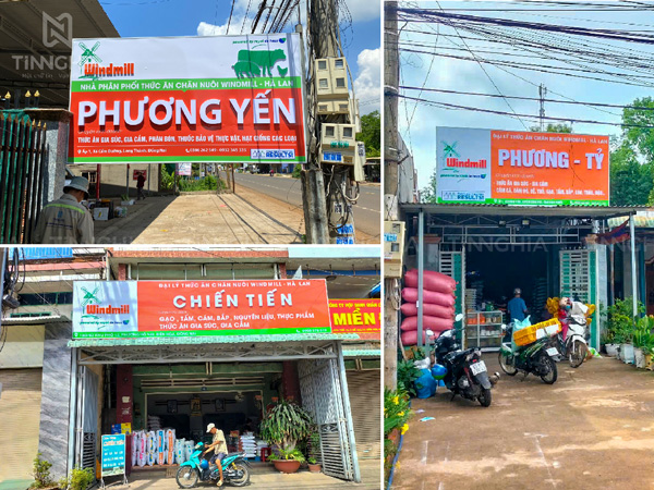 Thi công quảng cáo chuỗi