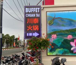 Thi công hộp đèn bình dương