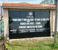 Bảng hiệu công ty chữ inox Bến Cát