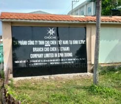 Bảng hiệu công ty chữ inox Bến Cát