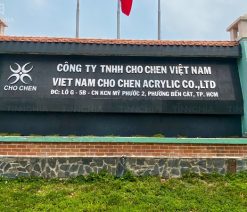 bảng hiệu công ty chữ inox Bến Cát