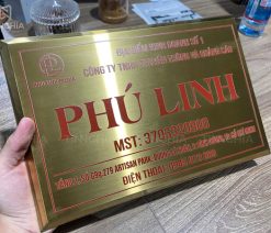 làm biển hiệu inox ăn mòn cho công ty