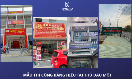 LÀM BẢNG HIỆU CÔNG TY TẠI THỦ DẦU MỘT: MẪU PHÙ HỢP DOANH NGHIỆP